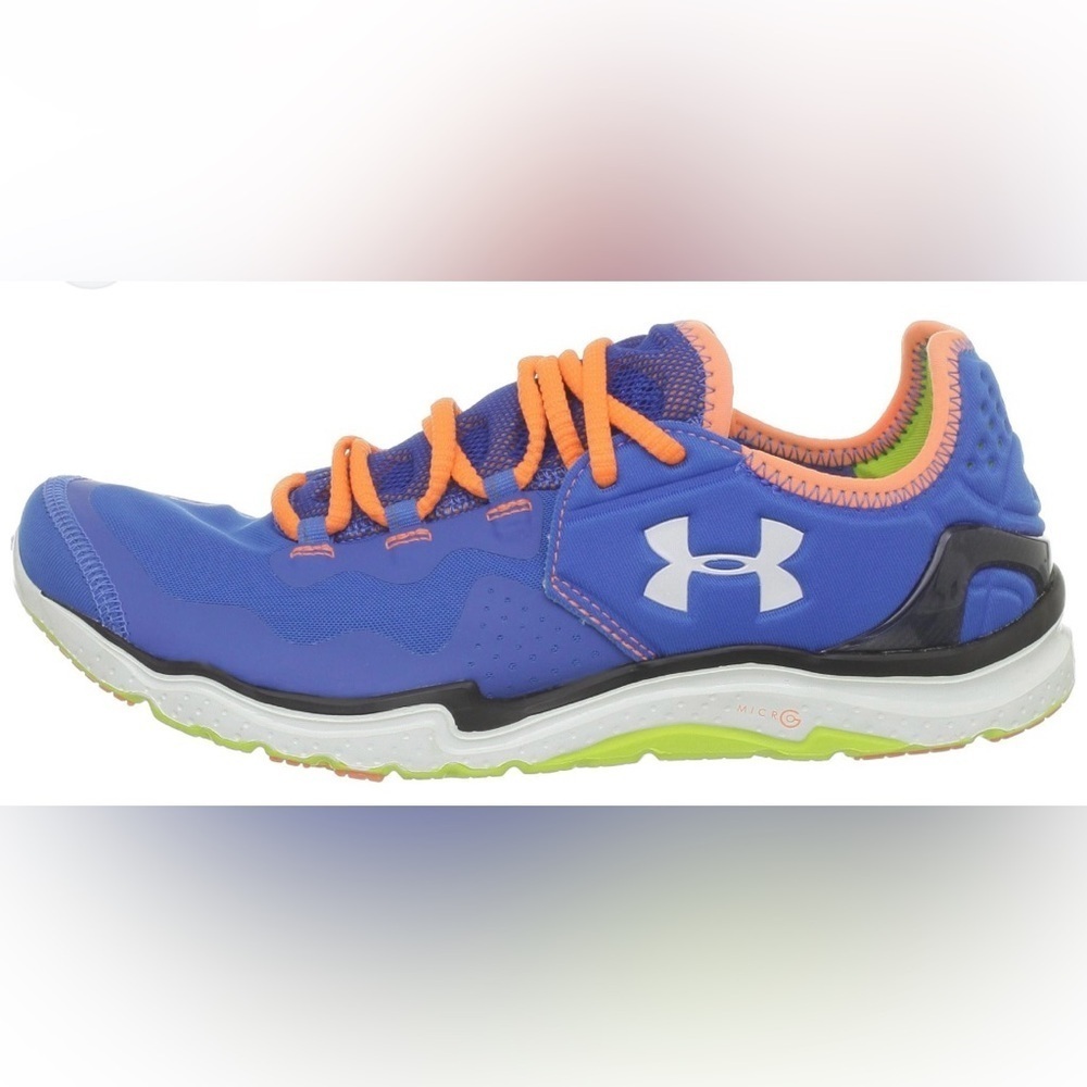 Under Armour Mens Charge RC2 Sneakers Blue Orange Size 14